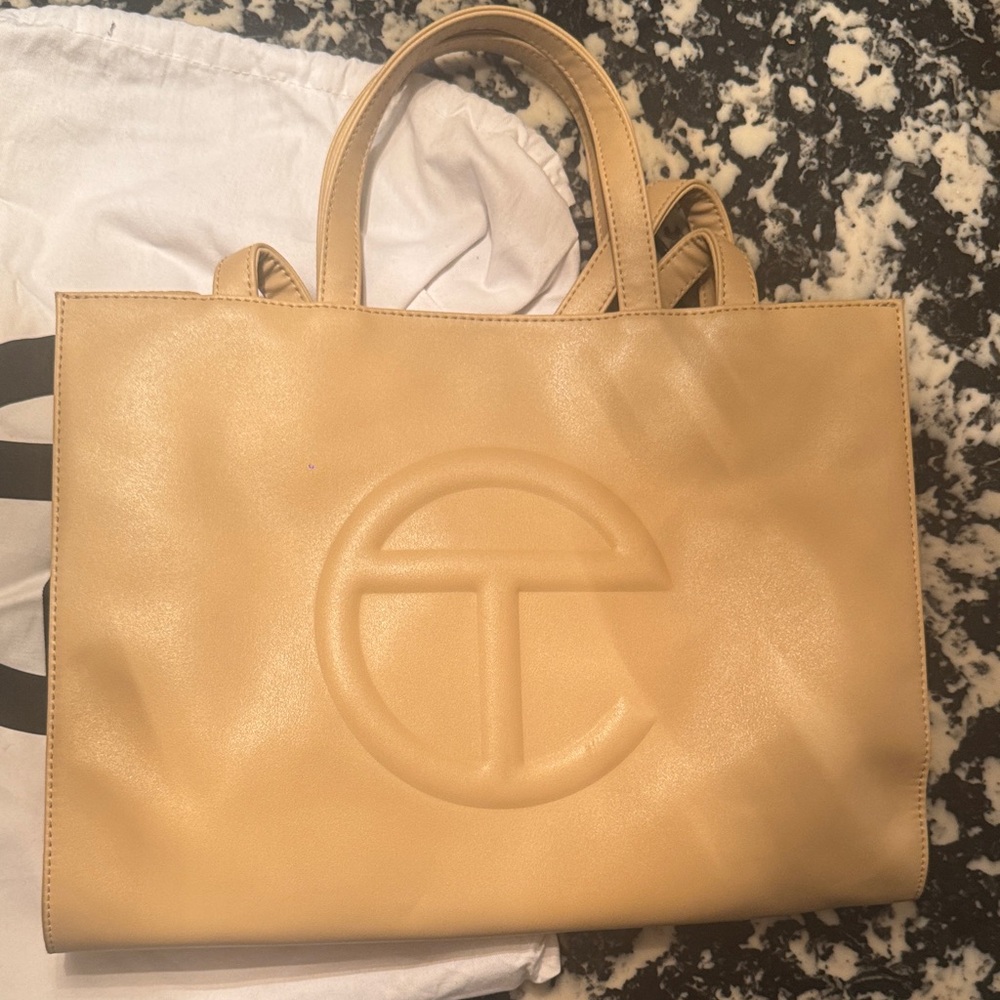 Telfar Cream Tote Bag